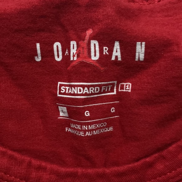 π Air Jordan Red Tank Top - Like New! - Picture 3 of 4
